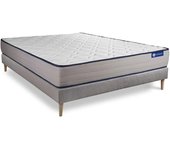 Pack colchón Actiflex form 135x190cm + Somier, Muelles ensacados y espuma viscoelástica, 3 zonas de confort
