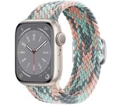 Braided Solo Loop For Apple Watch Band 44mm 40mm 49mm 45mm 41mm 38mm Elastic Nylon Bracelet IWatch Series 8 3 SE 6 7 Ultra Strap