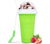 Euroxanty Taza Mágica 4 Colores Congelación Rápida Doble Capa Licuados Fruta Enfriamiento Batidos Caseros Helados Niños Vaso Mágico Zumos Refrescos