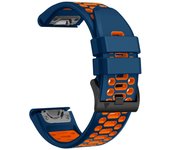QuickFit 22mm 26mm Sport Breathable Silicone Strap For Garmin Fenix 7X 7 Pro 6X 6 5 5X Plus/Epix 2 47mm 51mm Bracelet Watchbands
