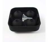 Silicone Ice Ball Maker Large 3D Big Round Sphere High Balls Ice Shape Cube Mold Tray for Freezer Whiskey Cocktail Bar Tools