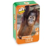 CARTAS EN CAJA METAL ANIMALES BABY 4 JUEGOS 36 CARTAS
