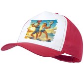 MERCHANDMANIA GORRA COLOR juego padel raquetas amigos deporte playa color cap