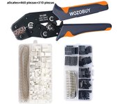 SN-28B AWG23-16 Ratchet Crimping Tool,for 2.54mm 1 2 3 4 5 6 7 Pin Housing Connector Male Female Pin Header Crimp Connector