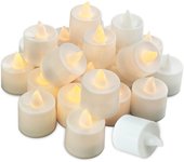 24 piezas LED Velas Artificiales realistas a Pilas, sin llama Pilas incluidas, Velas Eléctricas con Luz parpádeante, para Bodas, Fiesas, Vacaciones, decoración del Hogar al Aire Libre SSITO
