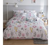 Juego de ropa de Cama con estampado floral, Funda de edredón de tamaño Queen, Funda de edredón de Algodón para Niños, juego de Funda de edredón Boho para Cama complete de 3 piezas