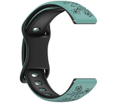 18mm 20mm 22mm Silicone Engraved Band for Huawei GT5 GT4 41mm 46mm Women Band for Samsung Galaxy 7 6 5 40mm 44mm Strap Bracelet