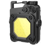 High Power LED EDC Flashlight Keychain Mini Rechargeable Torch Lantern Military Tactical Flashlight with USB Charging Work Lamp
