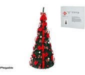 Gerimport Árbol Navidad con 4 cintas 75x180 cm