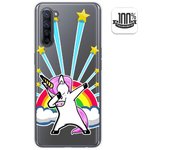 Tumundosmartphone Funda Gel Transparente para Oppo Find X2 Lite diseño Unicornio Dibujos