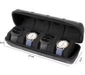 Watch Box Organizer For Men or Women Watch Travel Case Portable Storage Watch Display Holder for Wristwatches and Smart Watches