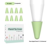 8 Pcs Silicone Replacement Tip Case For Apple Pencil 2 1 Touchscreen Stylus Pen Case Nib Protective Cover Skin for Apple Pencil