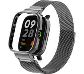Suitable for Xiaomi Redmi Watch 3 strap, Milanese magnetic strap, stainless steel braided band Redmi Watch 3 replacement strap