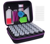 30/60/120Bottles Storage Bag 5D Diamond Painting Accessories Tools Storage Box Carry Case Diamant Painting Tools Container Bag