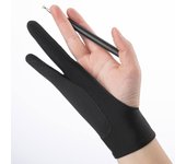 Anti-touch Two-Finger Hand Painting Gloves Oil Painting Art Supplies Tablet Digital Board Screen Touch Drawing Anti-fouling