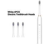 Cepillo de Dientes Eléctrico Sonic para Adultos con Temporizador 6 Modos Recargable por USB Juego de Cabezas de Repuesto para Cepillo de Dientes Vibratorio