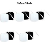 2mm Plug Electrode Pads Replacement for TENS Unit Therapy Machine  Electronic Physiotherapy Stimulator Slimming