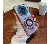 Gradient Glitter Ring Holder Phone Case for Honor Magic 4 5 6 Lite X6 X7 X8 X9 X9A 5G 8X 9X Pro X30i X40 X50 70 50 90 Lite Cover