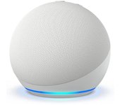 Altavoz inteligente wifi y Bluetooth con Alexa, con sonido más potente y de mayor amplitud | Blanco