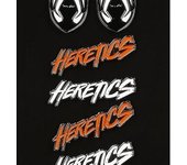 SAFTA  DISPLAY 8 PINS TEAM HERETICS TEAM HERETICS