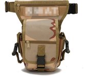 Bolsa de pierna para deportes al aire libre, para aficionados militares, deportes de campo, funcional, impermeable, táctica, bolsa de pierna, bolsa de camuflaje SW