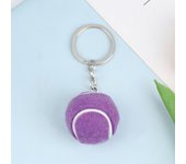 6 Color Key Chain Tennis Ball Metal Keychain Car Key Chain Key Ring sports chain sliver color pendant