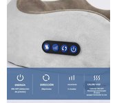 SP Cojín De Cuello Portátil En Forma De U Con Masajeador Eléctrico Y Calor Recargable Por USB Relajador De Músculos Del Hombro Y Cuello