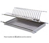Escurreplatos de acero inoxidable en varias medidas - Suinplas Decoraciones, calidad duradera y elegante