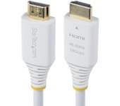 StarTech.com - HDMI2-CABLE-4K60-6FW cable HDMI 1,8 m HDMI tipo A (Estándar) Blanco HDMI2-CABLE-4K60-6FW