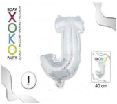 Globo Foil De Letras, En Color Plata Con Tamaño De 40CM. #Xoko Party #Letras #Globos.