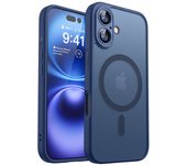 Magnetic Luxury Armor Shockproof Case For iPhone 16 15 14 13 12 11Pro Max For Magsafe Wireless Charge Matte Translucent PC Cover