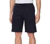 Bermuda Guess Mick azul de lino regular para hombre