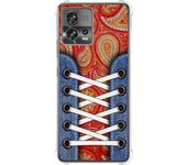 Funda Silicona Antigolpes para Motorola Edge 30 Fusion 5G diseño Zapatillas 10 Dibujos