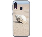 Tumundosmartphone Funda Gel Tpu para Samsung Galaxy A40 diseño Concha Dibujos