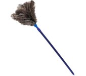 Tradineur - Plumero extensible premium con plumas de avestruz más largas - Extensible de 58 a 103 cm - Perfecto para limpiar zonas altas o fuera de tu alcance.