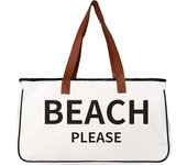 Bolso de Playa with Letreros para Mujer, Bolsa de Piscina, Bolso de viaje Grande impermeable y resistente a La Arena
