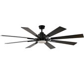Ventilador de techo XTRELAMP PHILADELPHIA Motor DC  6v NEGRO 18W con mando a distancia 2000 lm Diámetro 183cm