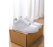 Men Flat Low Top Walking Shoes Fashion Casual Sneakers Tennis Shoe Lace Up Comfort Slip On Student White Slate Shoe Road Running