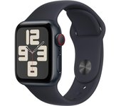 Apple Watch SE 2024 GPS Cellular Caja de aluminio medianoche de 40mm con correa deportiva medianoche Talla S/M