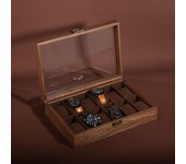 Walnut wood more than receive a case wrist watches collection box display transparent display boxes, watches boxes