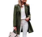 Women's Wool Blends Coats Outerwears Winter Women Trench Coat Warm With Lined Streetwear Jackets Femela New in Coats