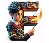 Harry-Potter Fantasy Castle And Owl Letters 5D Diamond Painting Art Magical Alphabet Witch House Cross Stitch Mosaic Home Decor