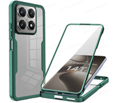 For Xiaomi 14T 13T Pro Case 360 Full Body Protection Transparent Phone Cover for Poco X6 F6 F5 M6 Pro Shockproof Cases