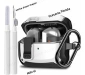 2024 [2-in-1] Armor Case For Samsung Galaxy Buds 3/Galaxy Buds3 Pro Secure Lock Cover buds3 pro cover with Cleaning Kit for men