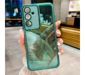 Phone Case For Samsung S23 Ultra S24 S21 FE S22 Plus M13 M33 M53 M14 M54 A55 Camera Protection Film Transparent Silicone Cover