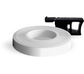 Llantasde Rueda para ruedas de motorteta reflectantes BlanCasde 7 mm x 6 Mt con aplicador
