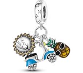 Original New Product Silver Color Music and Game Series Pendant Fit Pandora Bracelet DIY Beads Woman Jewelry Hot Deals