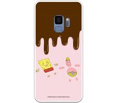 Funda original compatible con Samsung Galaxy S9 - Bob Esponja y Patricio Ba?o