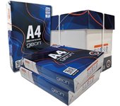 Folios A4 80gr - 2500 Hojas A4 - 5 Paquetes de 500 Hojas Blancas A4 - Material Escolar - Material de Oficina y Papeleria - Papel Multiusos para Impresora Láser e Inkjet, Fotocopiadora y Fax