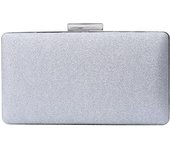 Bolso de Noche Dorado Clutch de Embrague Mujeres y Señoras Fiesta Cartera de Mano Bandolera Brilliant with Cadena para Ceremonia Boda Novia (Gold)